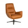 Fauteuil MORO - Leder Savoy Cognac Cognac