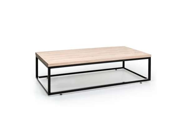 Salontafel ABERDEEN - Creamy White Hout 2 Salontafel ABERDEEN - Creamy White Hout - Afbeelding 2