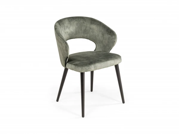 Armstoel Open Rug CAPRICE - Groen Groen 1 Armstoel Open Rug CAPRICE - Groen Groen