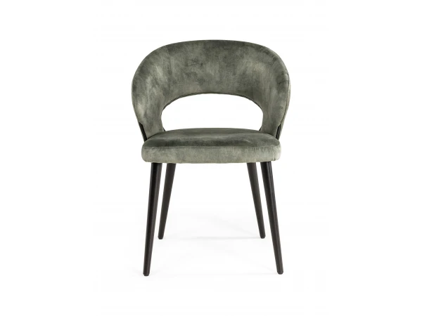 Armstoel Open Rug CAPRICE - Groen Groen 2 Armstoel Open Rug CAPRICE - Groen Groen - Afbeelding 2