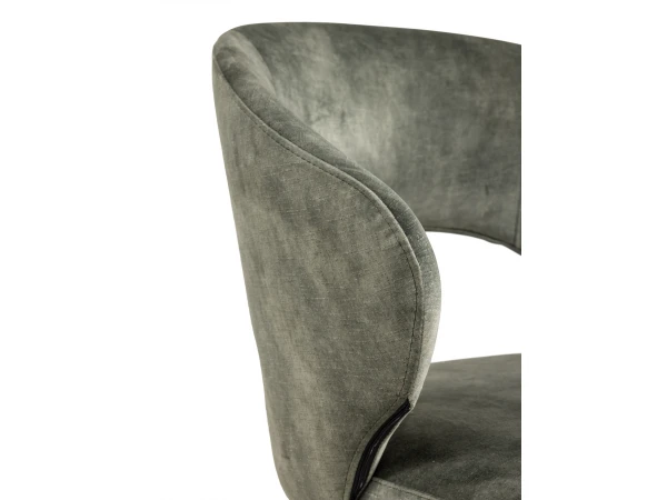 Armstoel Open Rug CAPRICE - Groen Groen 8 Armstoel Open Rug CAPRICE - Groen Groen - Afbeelding 8