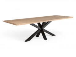 Eetkamertafel CASTLE TREE - Hout/metaal Hout