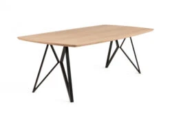 Eetkamertafel DUNDEE - Smoked Oak Hout