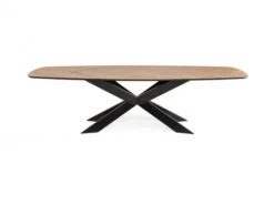 Eetkamertafel FISHBONE - Wit Eiken/Zwart Hout -Zuiver || RICHMOND Verkoop william winston fishbone 60532