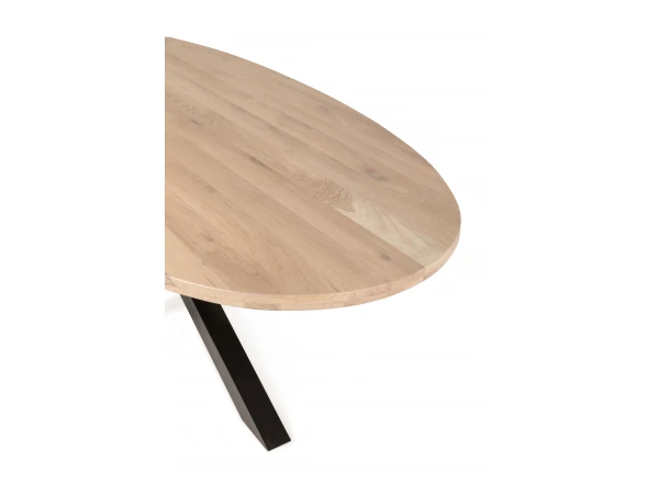 Eetkamertafel Ovaal GLASGOW - Nature Hout 5 Eetkamertafel Ovaal GLASGOW - Nature Hout - Afbeelding 5