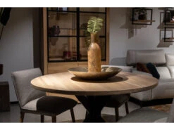 Tafel Rond GLASGOW - Nature Hout 10 Tafel Rond GLASGOW - Nature Hout -Zuiver || RICHMOND Verkoop william winston glasgow 50146