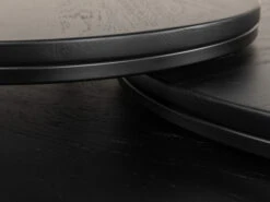 Set 3 Salontafels GLASGOW - Black Matte Zwart -Zuiver || RICHMOND Verkoop william winston glasgow 64094