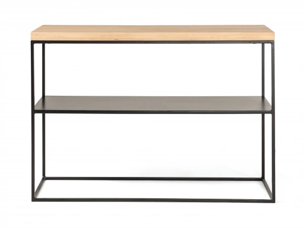 Console GLASGOW - Smoked Oak Hout 2 Console GLASGOW - Smoked Oak Hout - Afbeelding 2