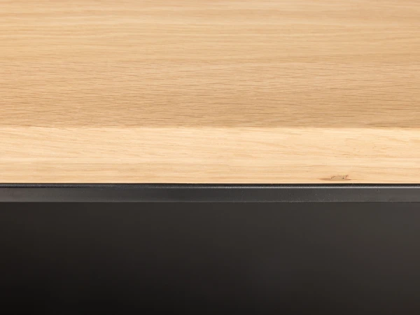 Console GLASGOW - Smoked Oak Hout 7 Console GLASGOW - Smoked Oak Hout - Afbeelding 7