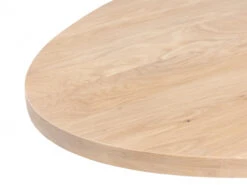 Eetkamertafel Ovaal GLASGOW - Eik Natuur/Wit Hout -Zuiver || RICHMOND Verkoop william winston glasgow 69559