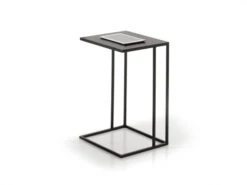 Bijzettafel KUBUS - Zwart Metaal Zwart