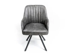 Stoel MILLER - Grijs Leder Grijs 7 Stoel MILLER - Grijs Leder Grijs -Zuiver || RICHMOND Verkoop william winston miller 33788