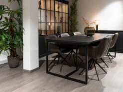 Eetkamertafel SYDNEY - Zwart Mat Zwart -Zuiver || RICHMOND Verkoop william winston sydney 72406