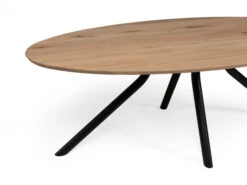 Tafel ARVADA Ellips/centrale Poot - Naturel Hout -Zuiver || RICHMOND Verkoop xooon arvada 54104