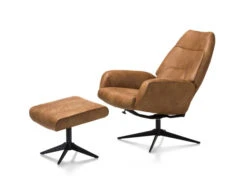 Fauteuil Met Hoge Rug CAPRI - Secilia Cognac Cognac -Zuiver || RICHMOND Verkoop xooon capri 50863