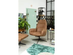 Fauteuil Met Hoge Rug CAPRI - Secilia Cognac Cognac -Zuiver || RICHMOND Verkoop xooon capri 50864