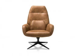 Fauteuil Met Hoge Rug CAPRI - Secilia Cognac Cognac