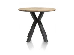 Bartafel COLOMBO - Massief Eik Railway Bruin Hout