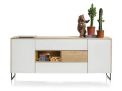 Dressoir DARWIN - Oak/Beach Wit