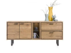 Dressoir DENMARK - Oak Railway Brown Hout