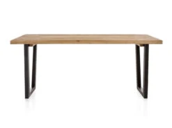 Eetkamertafel DENMARK - Oak Railway Brown Hout