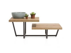 Salontafel DENMARK - Oak Railway Brown Hout