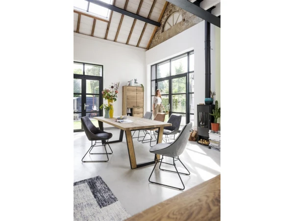 Lowboard DENMARK 170 Cm - Oak Railway Brown Hout 7 Lowboard DENMARK 170 Cm - Oak Railway Brown Hout - Afbeelding 7