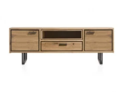 Lowboard DENMARK 170 Cm - Oak Railway Brown Hout