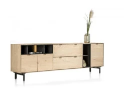 Set Van 2 Metalen U-poten En Middenpoten ELEMENTS Zwart -Zuiver || RICHMOND Verkoop xooon elements 39373