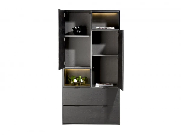 Bergkast ELEMENTS - Onyx Zwart 2 Bergkast ELEMENTS - Onyx Zwart - Afbeelding 2