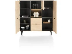 Dresette ELEMENTS Incl Poten - Naturel/zwart Hout -Zuiver || RICHMOND Verkoop xooon elements 57467