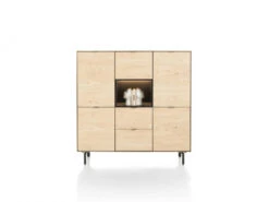 Dresette ELEMENTS Incl Poten - Naturel/zwart Hout