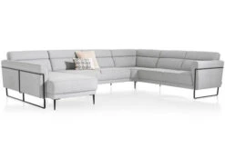 Hoekzetel FISKARDO Met Designpoot En Pocketveren - Grijs Grijs -Zuiver || RICHMOND Verkoop xooon fiskardo 56519