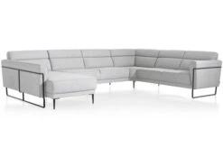 Hoekzetel FISKARDO Met Designpoot En Pocketveren - Grijs Grijs -Zuiver || RICHMOND Verkoop xooon fiskardo 56521