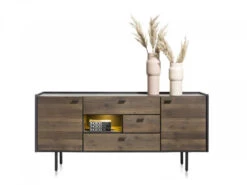 Dressoir FRESNO - Burned Hout