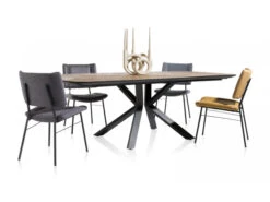 Tafel FRESNO - Burned Moza?ek Hout -Zuiver || RICHMOND Verkoop xooon fresno 44235