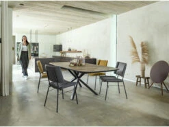 Tafel FRESNO - Burned Moza?ek Hout -Zuiver || RICHMOND Verkoop xooon fresno 44239