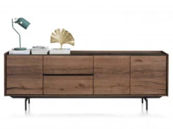 Dressoir HALMSTAD 230 Cm - Choco Brown Bruin