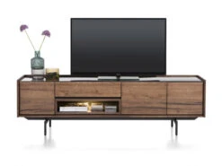 Lowboard Groot HALMSTAD - Choco Brown Bruin