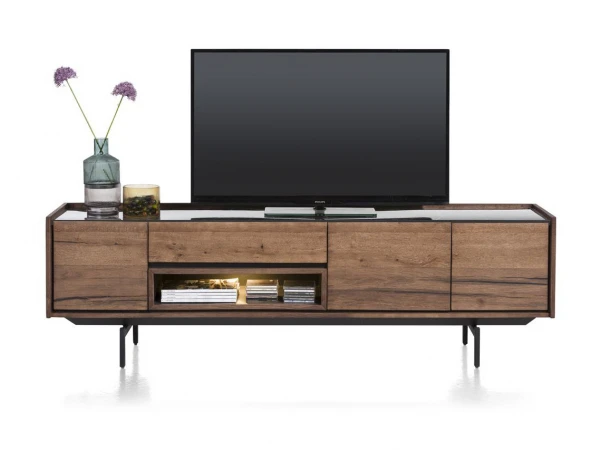 Lowboard Groot HALMSTAD - Choco Brown Bruin 1 Lowboard Groot HALMSTAD - Choco Brown Bruin