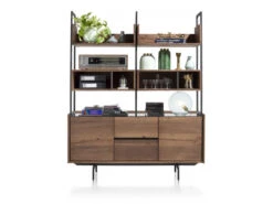 Dressoir HALMSTAD 160 Cm - Choco Brown Bruin -Zuiver || RICHMOND Verkoop xooon halmstad 35783