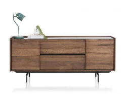 Dressoir HALMSTAD 190 Cm - Choco Brown Bruin