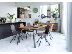 Dressoir HALMSTAD 190 Cm - Choco Brown Bruin -Zuiver || RICHMOND Verkoop xooon halmstad 47341