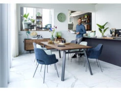 Uitschuiftafel HALMSTAD - Choco Brown Bruin 24 Uitschuiftafel HALMSTAD - Choco Brown Bruin -Zuiver || RICHMOND Verkoop xooon halmstad 47356