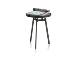 Bijzettafel HALMSTAD - Marmerlook/metaal Zwart -Zuiver || RICHMOND Verkoop xooon halmstad 47359