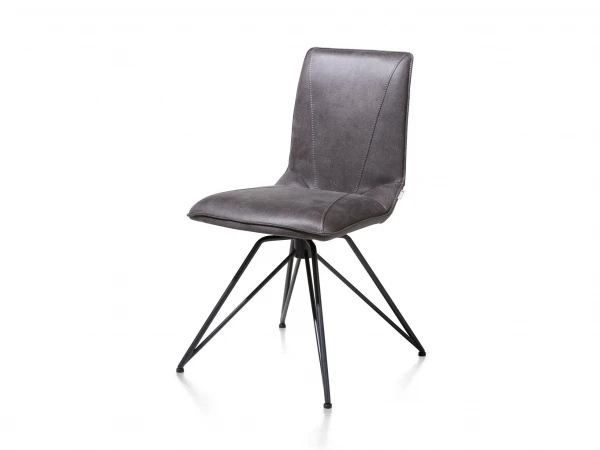 Eetkamerstoel MAC - Rocky Antraciet Grijs 1 Eetkamerstoel MAC - Rocky Antraciet Grijs