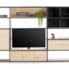 Tv-wand MODULO - Naturel Hout