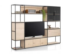 Tv-wand MODULO - Naturel Hout 8 Tv-wand MODULO - Naturel Hout -Zuiver || RICHMOND Verkoop xooon modulo 58380