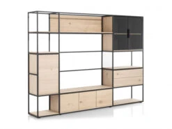 Tv-wand MODULO - Naturel Hout 11 Tv-wand MODULO - Naturel Hout -Zuiver || RICHMOND Verkoop xooon modulo 58383