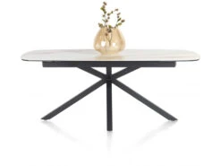 Eetkamertafel MONTELLO - Keramiek Met Wite Marmerlook Wit -Zuiver || RICHMOND Verkoop xooon montello 52473